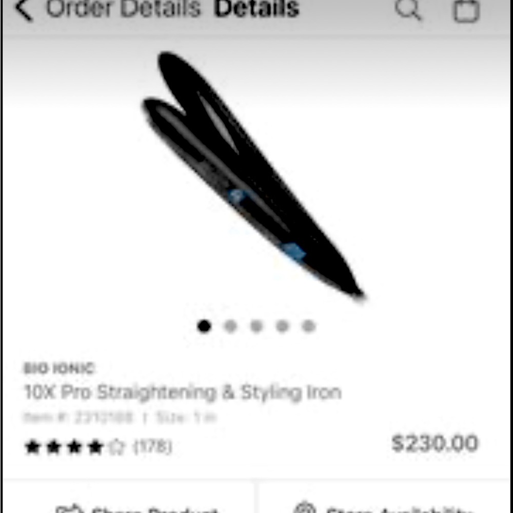 Bio Ionic 10x Pro Straightening & Styling Iron